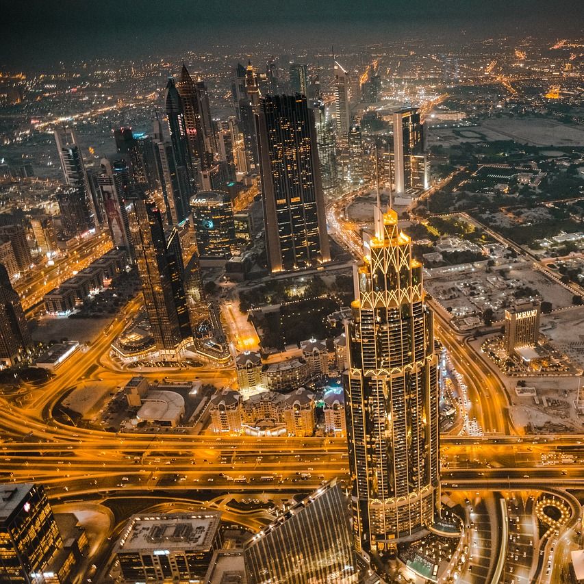 Dubai éjjeli városnézés