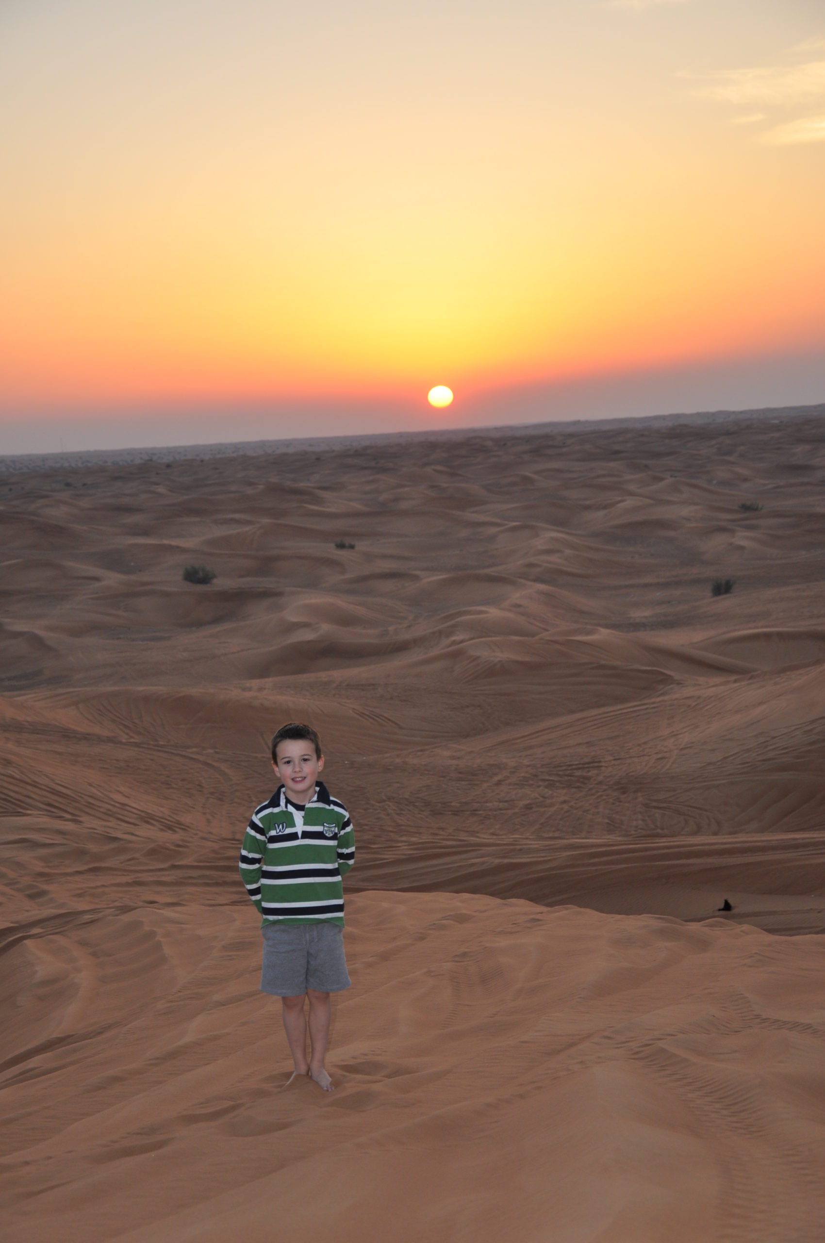 Budai Marci 2013 - sivatagi naplemente Dubai mellett