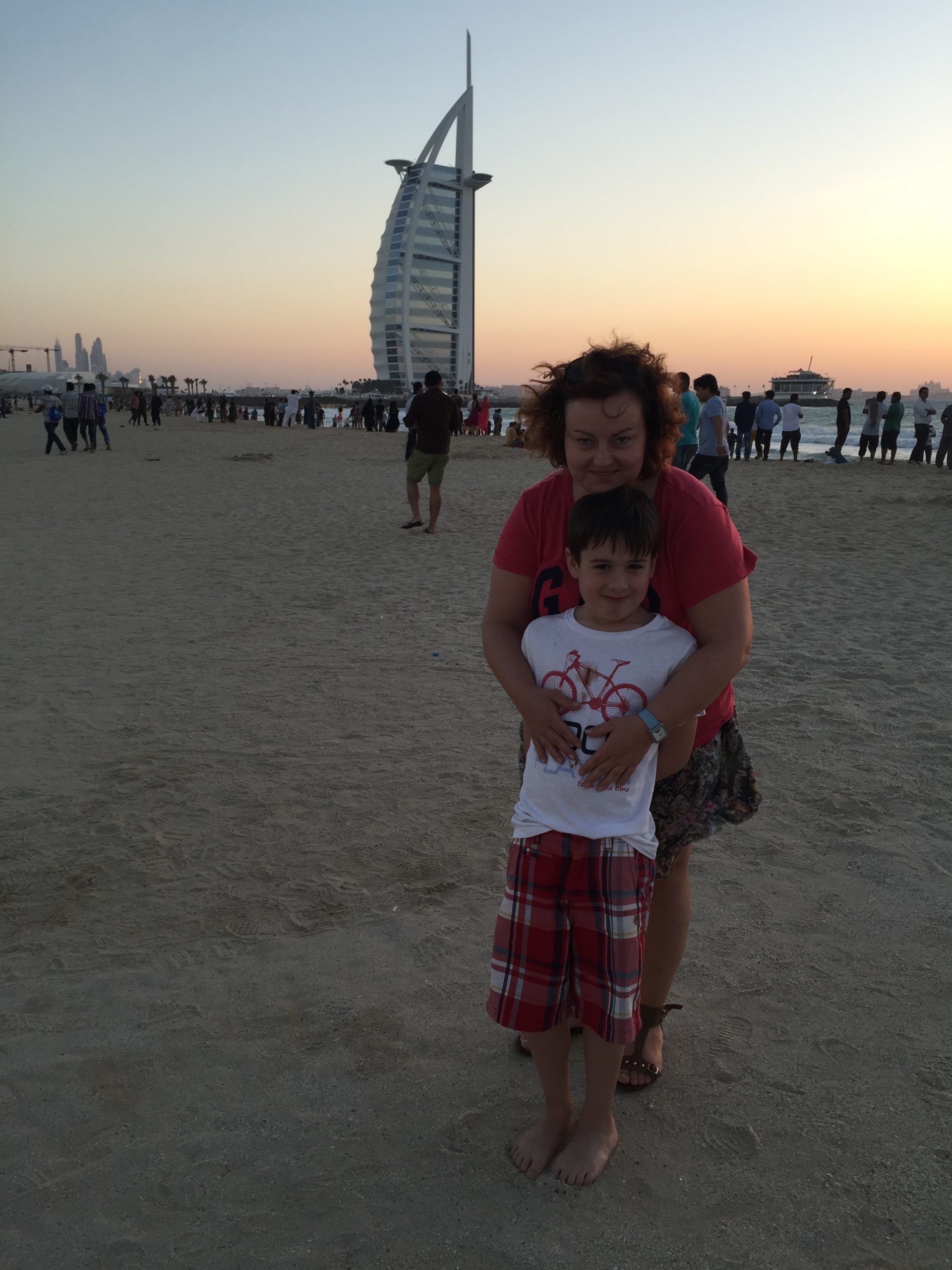 Budai Marci 2015 április - Burj al arab, naplemente