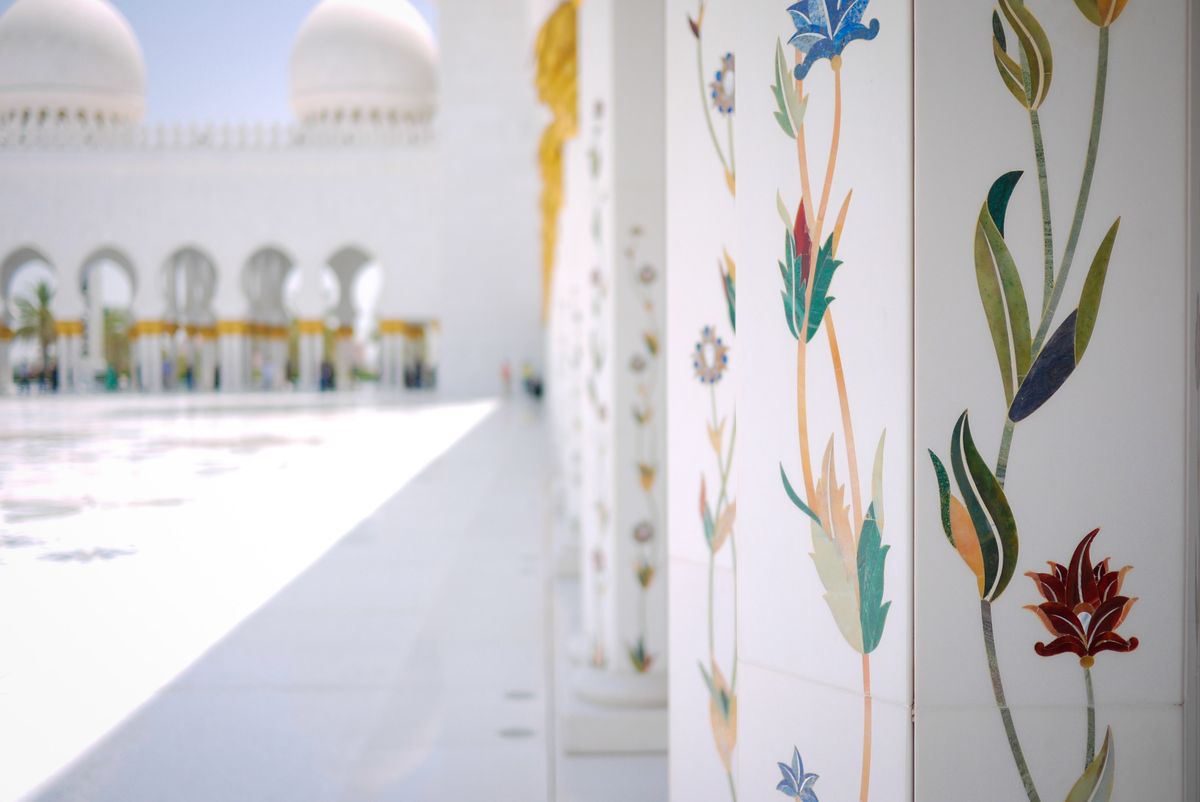 Sheikh Zayed mecset Abu Dhabi fejléc kép